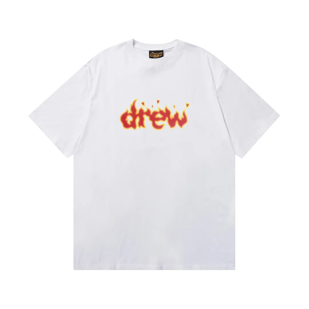 D 037 9 2023SS Same Style drew T g , ！ Quality！！ ， Quality！！ ， ！！ ， ， ， ， ， 。 Sizes：S M L XL ：Black White Royal Blue Red Brown White Orange
